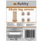 Chair Leg Floor Protectors with Felt Pads Ruhhy, 4 Pack