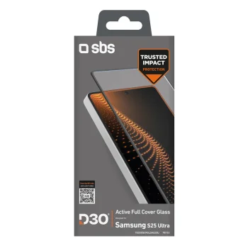 Sbs Samsung Galaxy S25 Ultra Tempered Glass D3O with Frame