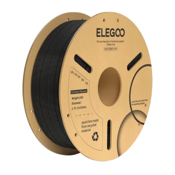 ELEGOO PLA+ 3D Printer Filament 1.75mm, Black