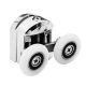 Shower Door Roller Wheels Set, 8 pcs, Ruhhy 22900