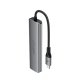 Acefast J18 USB-C 6-in-1 Hub (HDMI 4K, PD 90W), Gray