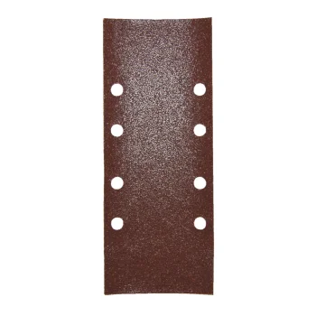Makita P-36011 Sandpaper Sheets 93 x 230 mm, Grit 120, 8 Holes, 10 Pack, Red
