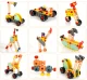 Ecotoys Wooden Tool Bench for Kids, 76 Pieces