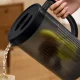 Plastic Pitcher with Lid 3L, Black