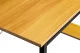 Modernhome PJJCT0002-302 Computer Desk with Shelves, Loft Style, Light Oak/Black