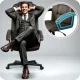 Sofotel Swivel Office Chair - Dark Brown