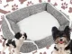 Soft and Comfortable Dog Bed with Cushion, Size M