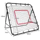Trizand Football Goal / Rebounder with Target, 120x120 cm
