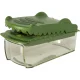 OTOTO Croc Chop Vegetable Chopper & Slicer with 4 Blades, Green