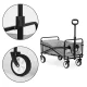 Folding garden and beach transport cart MultiGarden 48x90 cm, grey