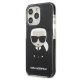 Karl Lagerfeld iPhone 13 Pro / 13 vāciņš Ikonik Karl Melns