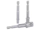 Screwdriver Socket Adapter Set 1/4\" 3/8\" 1/2\" (3 pcs.)