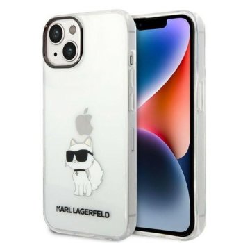 Apple iPhone 14 Plus 6.7" Karl Lagerfeld Ikonik Choupette Case Cover, Transparent