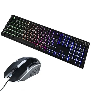Gaming Keyboard and Mouse with LED Backlight