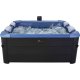 Mspa Sapphire F-SA063W Inflatable SPA Pool, 6 Person