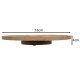 Ruhhy 00024290 Rotating Bamboo Snack Board