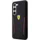 Ferrari Carbon Contrast Edges Case for Samsung Galaxy S23+ Black