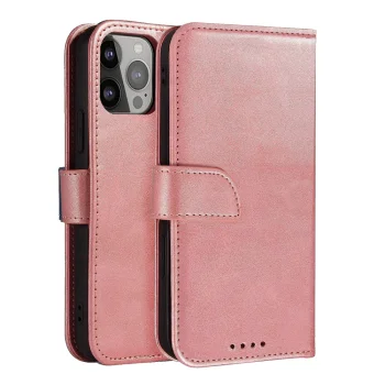 Pink Magnet Wallet Case for Samsung Galaxy S25 Ultra