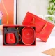 Electric Mug Warmer with Mug DA27C, Red