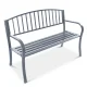 Garden Bench with Backrest Longwell Industrial Ltd G-823, Graphite