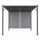 MultiGarden Garden Pergola 3x4 m, Steel Frame, Grey