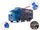 Transporter Truck with Launcher and 6 Metal Police Cars