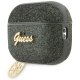 Guess GUAP2GLGSHA AirPods Pro 2 cover green/kaki Glitter Flake 4G Charm