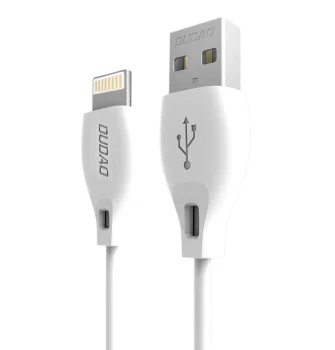 Dudao USB / Lightning Cable 2.4A 1m, White (L4L)