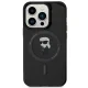 Karl Lagerfeld iPhone 15 Pro Max Case IML Ikonik MagSafe, Black