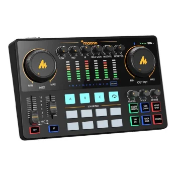 Maono AME2 External Sound Card, Black