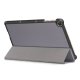 Huawei MatePad T 10s (AGS3-L09, AGS3-W09) Leather Tri-fold Stylish Tablet Cover Case, Grey