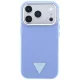 Guess Grained Triangle Logo MagSafe Case for Apple iPhone 18 Pro / 17 Pro, Blue