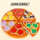 Wooden pizza with accessories, 21 cm