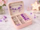 DIY Bracelet and Necklace Jewelry Making Kit with Charm Box, 66 Pieces, Purple