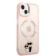 Karl Lagerfeld iPhone 14 Plus Case Iconic Karl & Choupette Pink