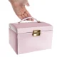 Beautylushh Jewelry Box with Mirror, Pink