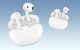 Joyroom Funpods JR-FB2 Bezvadu TWS Austiņas Ausis ar Uzlādes Kasti, Balts | Wireless Bluetooth Earphones Earbuds