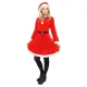 Malatec Mrs. Claus / Santa\'s Helper Costume (Dress, Hat, Belt)