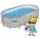 Bestway Power Steel Frame Pool 427x250x100 cm with Accessories