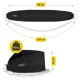 4FIZJO Dip Belt Weight Lifting Belt with Chain 100 cm, Black