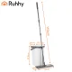 Ruhhy 27232 Flat Mop with Dual-Chamber 11L Bucket and 3 Pads