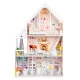 Ecotoys XXL Wooden Dollhouse Rezydencja Pudrowa