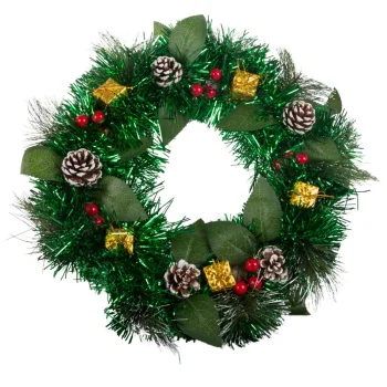 Christmas Wreath with Decorations, 30 cm