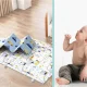NICEKIDS Double-sided Foldable XPE Foam Play Mat Pad Rug for Kids, Road/Cars, 200x150cm