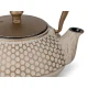 Bredemeijer Jiangxi 153203 0.7L Cast Iron Teapot with Filter, Beige