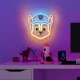 Psi Patrol Chase LED Neon Sign on Plexiglass, 40x40 cm