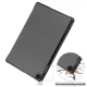Lenovo Tab M10 (3rd Gen) (TB-328FU) Trifold Stand PU Leather Hard Protective Cover Case, Gray