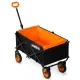 Humberg Folding Transport Cart with Net, 100L