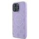 Guess iPhone 16 Pro Max Case Saffiano Peony Classic Logo MagSafe, Purple