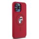 Apple iPhone 15 Pro Max 6.7\'\' Karl Lagerfeld Karl&Choupette Glitter MagSafe Cover Case, Red | Telefona Vāciņš...